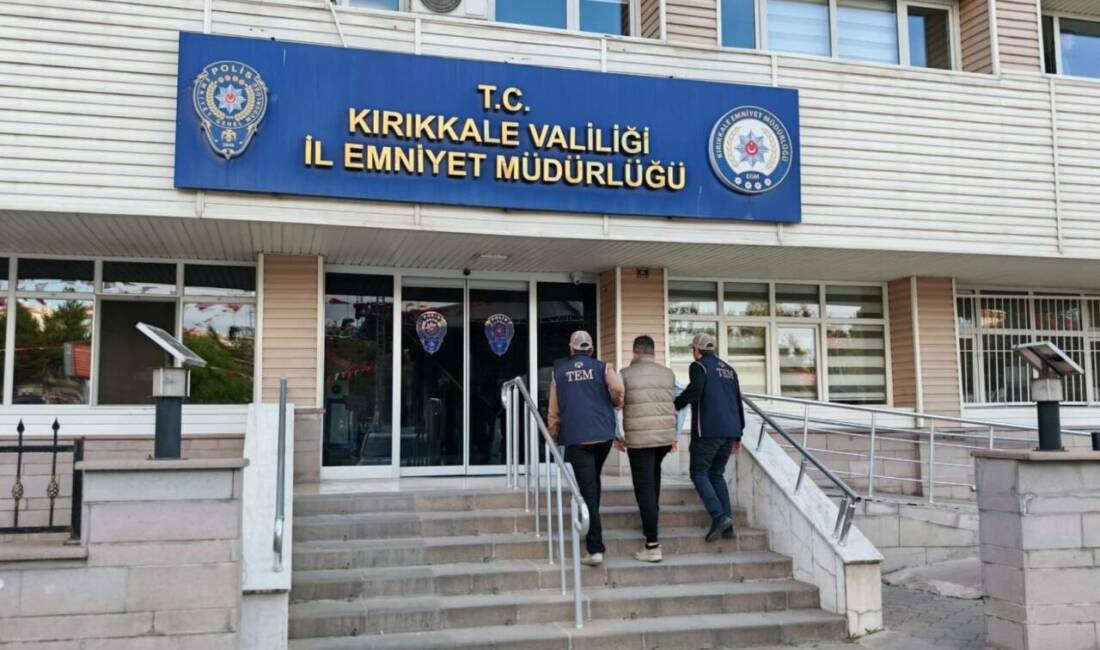 Kırıkkale'de İl Emniyet Müdürlüğü tarafından terör örgütü DEAŞ'a yönelik operasyon