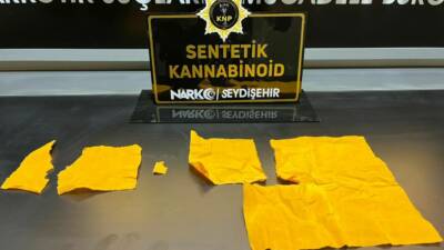 Konya’da Seydişehir Narkotik Suçlarla Mücadele Büro Amirliği ekipleri tarafından ilçe