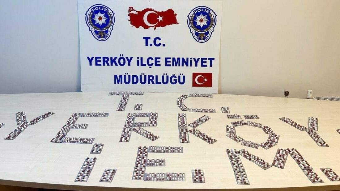 Yozgat'ın Yerköy ilçesinde Emniyet Müdürlüğü ekipleri tarafından düzenlenen uyuşturucu operasyonunda