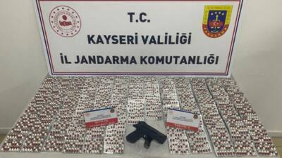 Kayseri'de İl Jandarma Komutanlığı tarafından düzenlenen operasyonda uyuşturucu madde ticareti