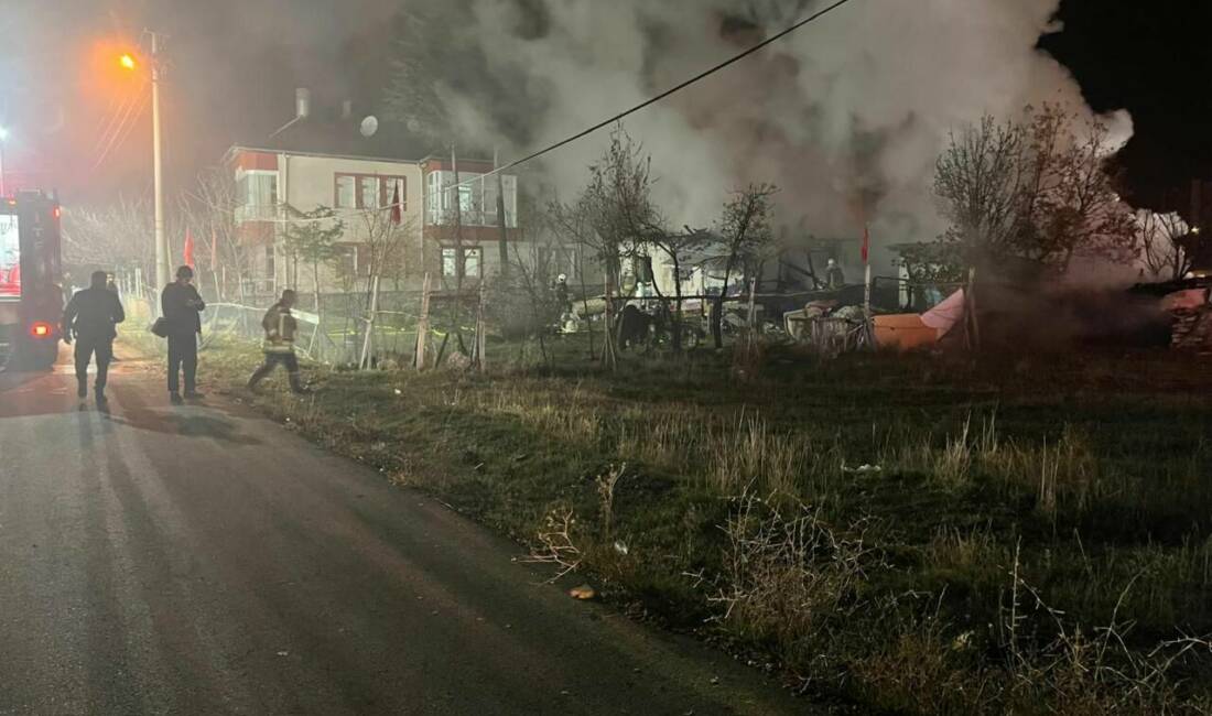 Ankara'nın Çubuk ilçesinde yaşanan olayda zihinsel engelli üç kardeşin yaşadığı