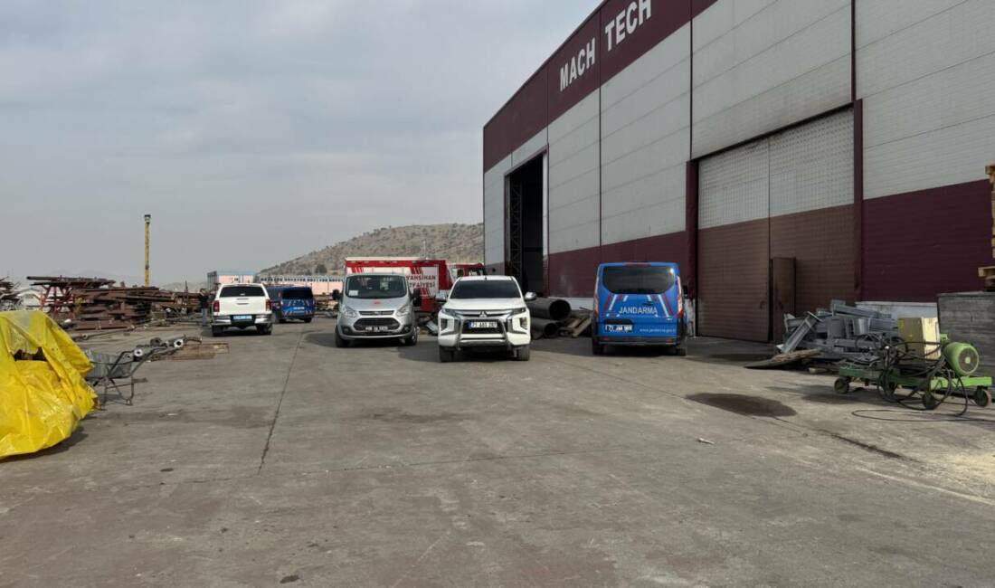 Kırıkkale Organize Sanayi Bölgesi'nde (OSB) faaliyet gösteren bir fabrikada meydana