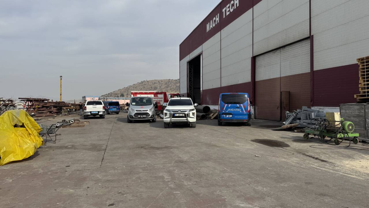 Kırıkkale Organize Sanayi Bölgesi'nde (OSB) faaliyet gösteren bir fabrikada meydana