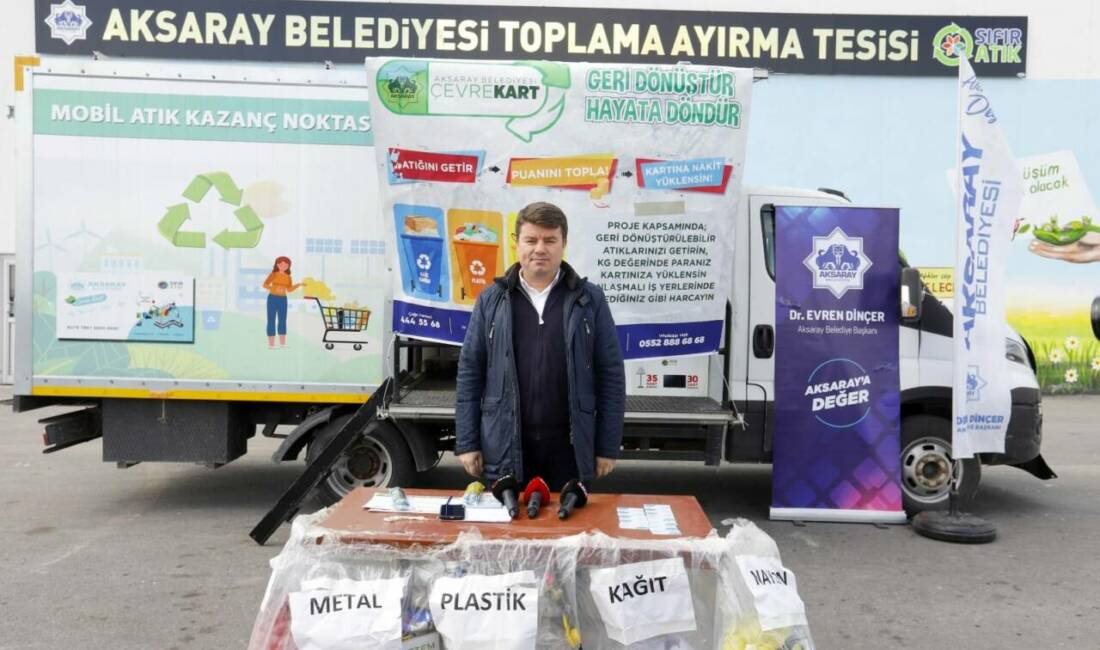 Aksaray Belediyesi Toplama–Ayırma (TAT) Tesislerinde her hafta yaklaşık 160 ton,