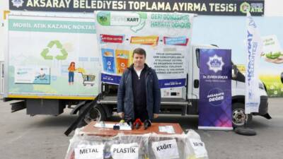 Aksaray Belediyesi Toplama–Ayırma (TAT) Tesislerinde her hafta yaklaşık 160 ton,