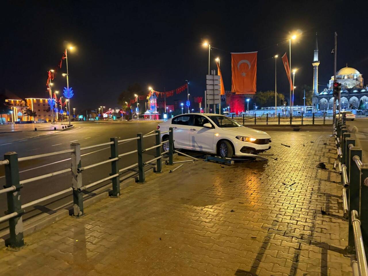 Kayseri’nin Kocasinan ilçesinde yaşanan olayda iddiaya göre seyir halindeyken uyuyan