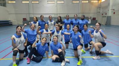 Aksaray Belediyespor Hentbol Takımı alt yapısı, yoğun antrenman temposunun ardından