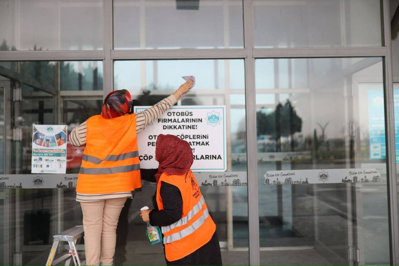 Aksaray Belediyesi, her gün binlerce yolcuyu ağırlayan Şehirlerarası Otobüs Terminalinde