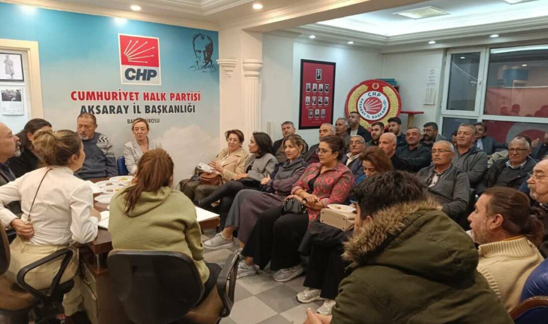 Cumhuriyet Halk Partisi Aksaray İl ve Merkez İlçe örgütleri, haftalık