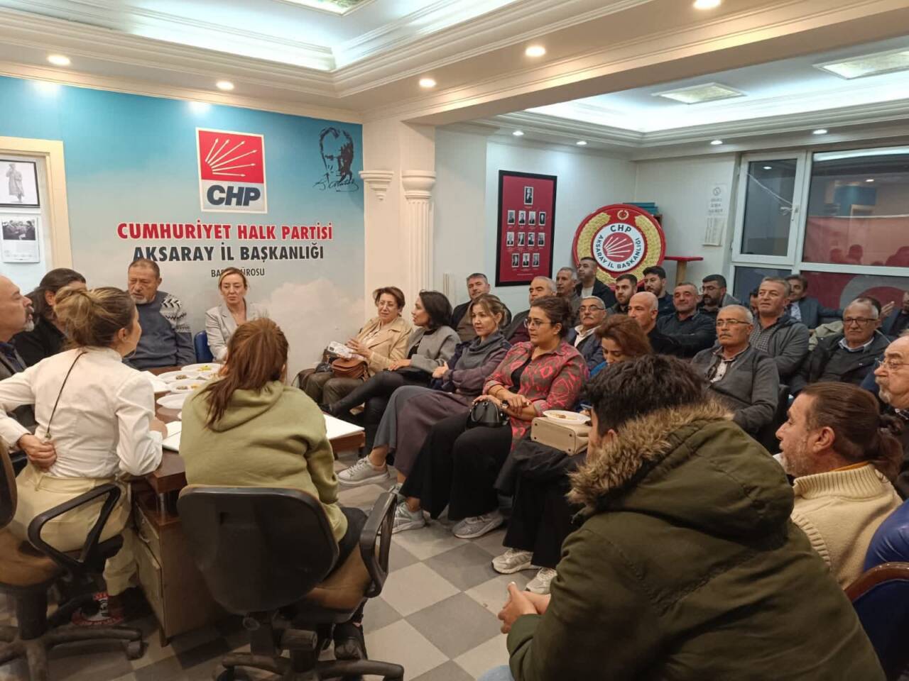 Cumhuriyet Halk Partisi Aksaray İl ve Merkez İlçe örgütleri, haftalık