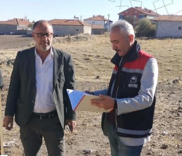 Aksaray İl Tarım ve Orman Müdürlüğü ekipleri, gelen mera işgali