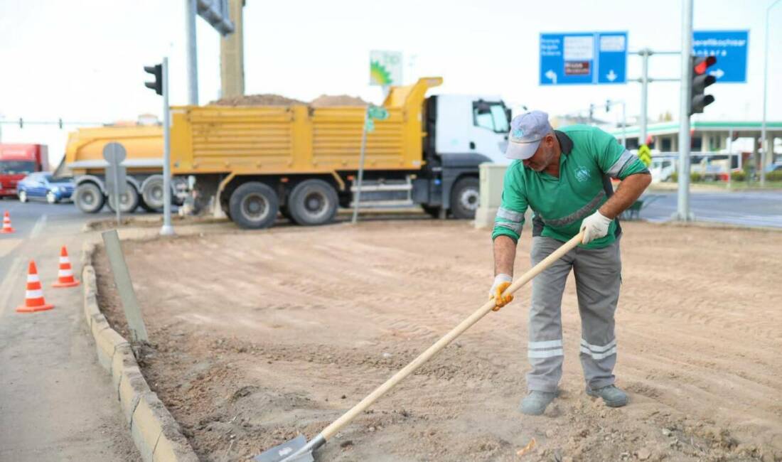 Aksaray Belediyesi, kentin estetik görünümünü güçlendirmek ve yeşil alanları artırmak