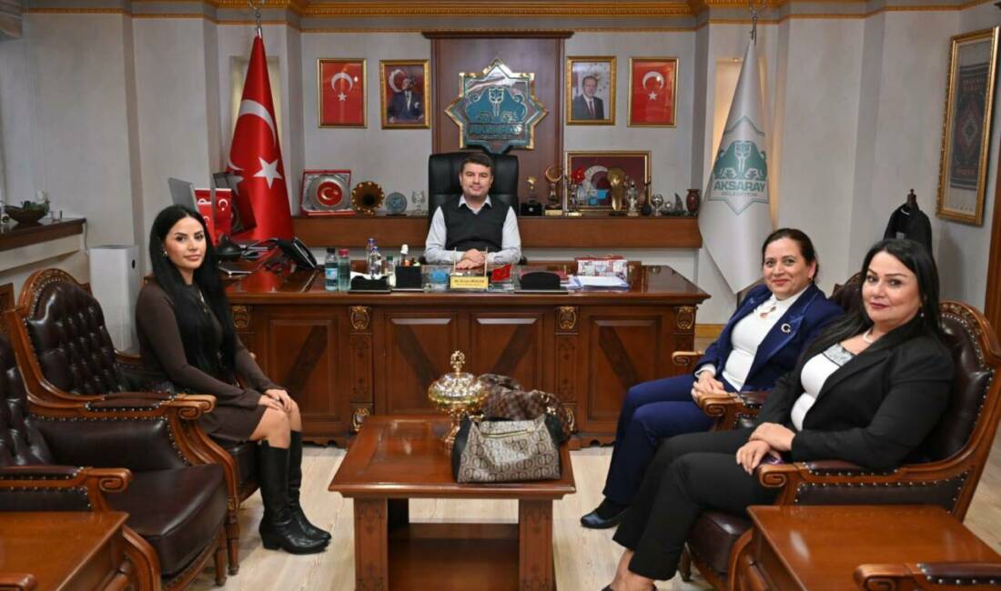 Antalya Aksaraylılar Derneği Başkanı Serda Seyhan ve beraberindeki heyet, Aksaray