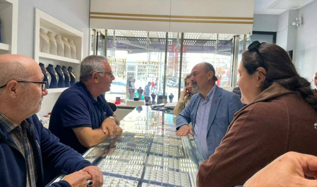 CHP Aksaray İl Başkanlığı, kent genelinde esnaf ziyaretleri gerçekleştirerek ekonomik