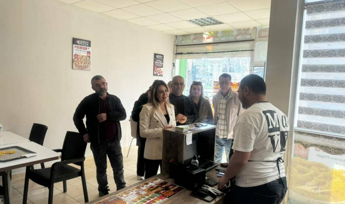 CHP Aksaray Merkez İlçe Başkanlığı, şehir merkezinde hizmet veren esnafları