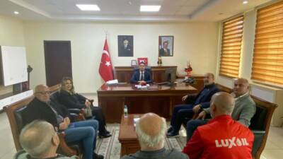 CHP Aksaray İl Başkanı Bilal Özdemir ve beraberindeki heyet, Eskil