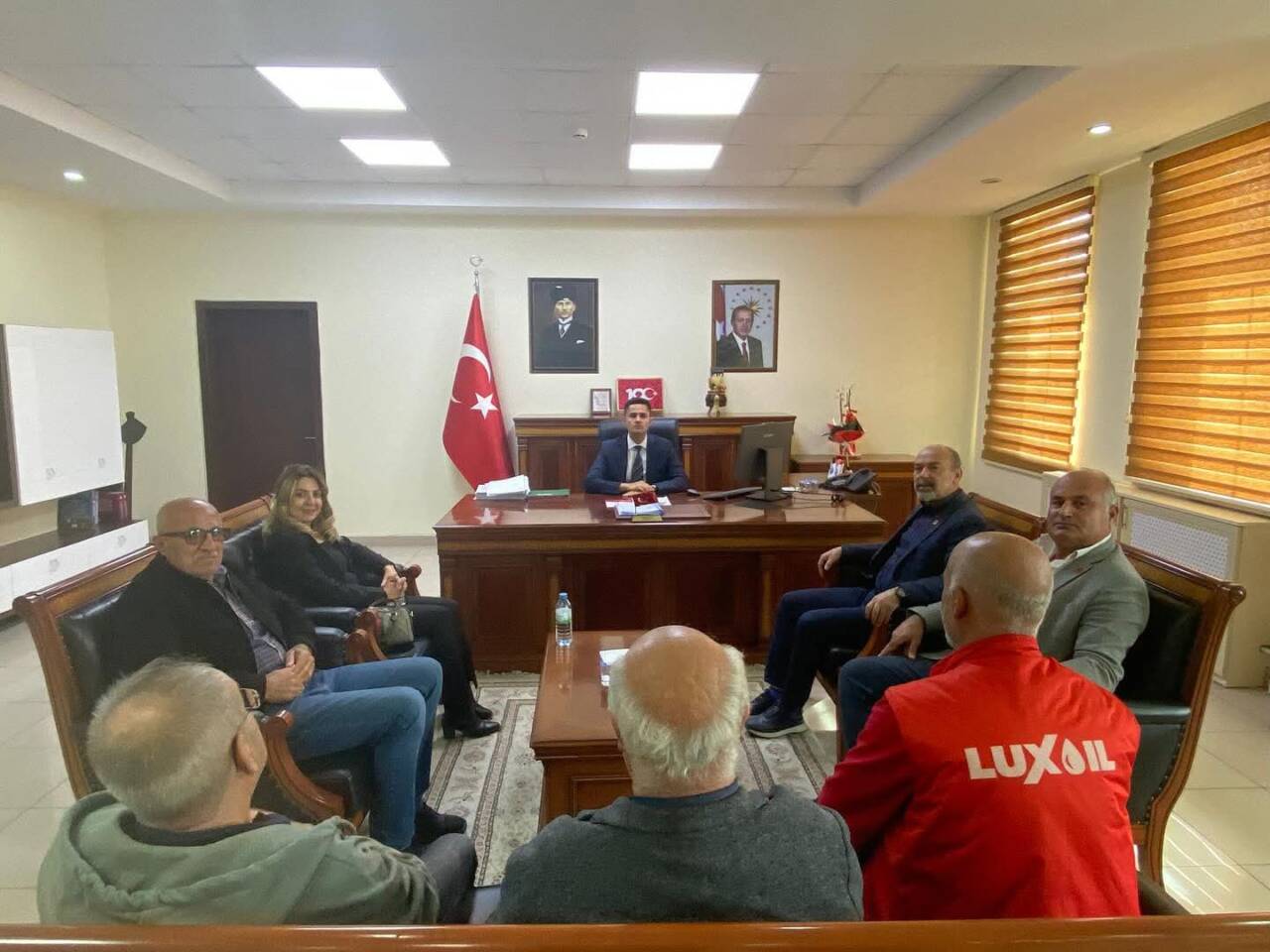CHP Aksaray İl Başkanı Bilal Özdemir ve beraberindeki heyet, Eskil