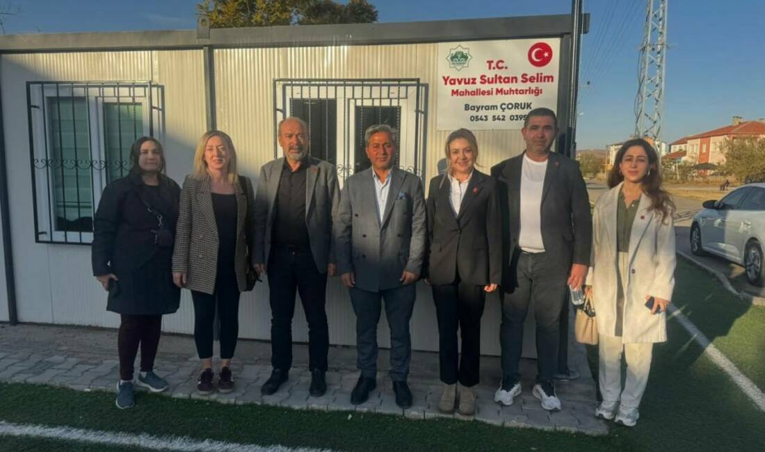CHP Aksaray Merkez İlçe Başkanı Yasemin Turan Özdemir, İl Başkanı