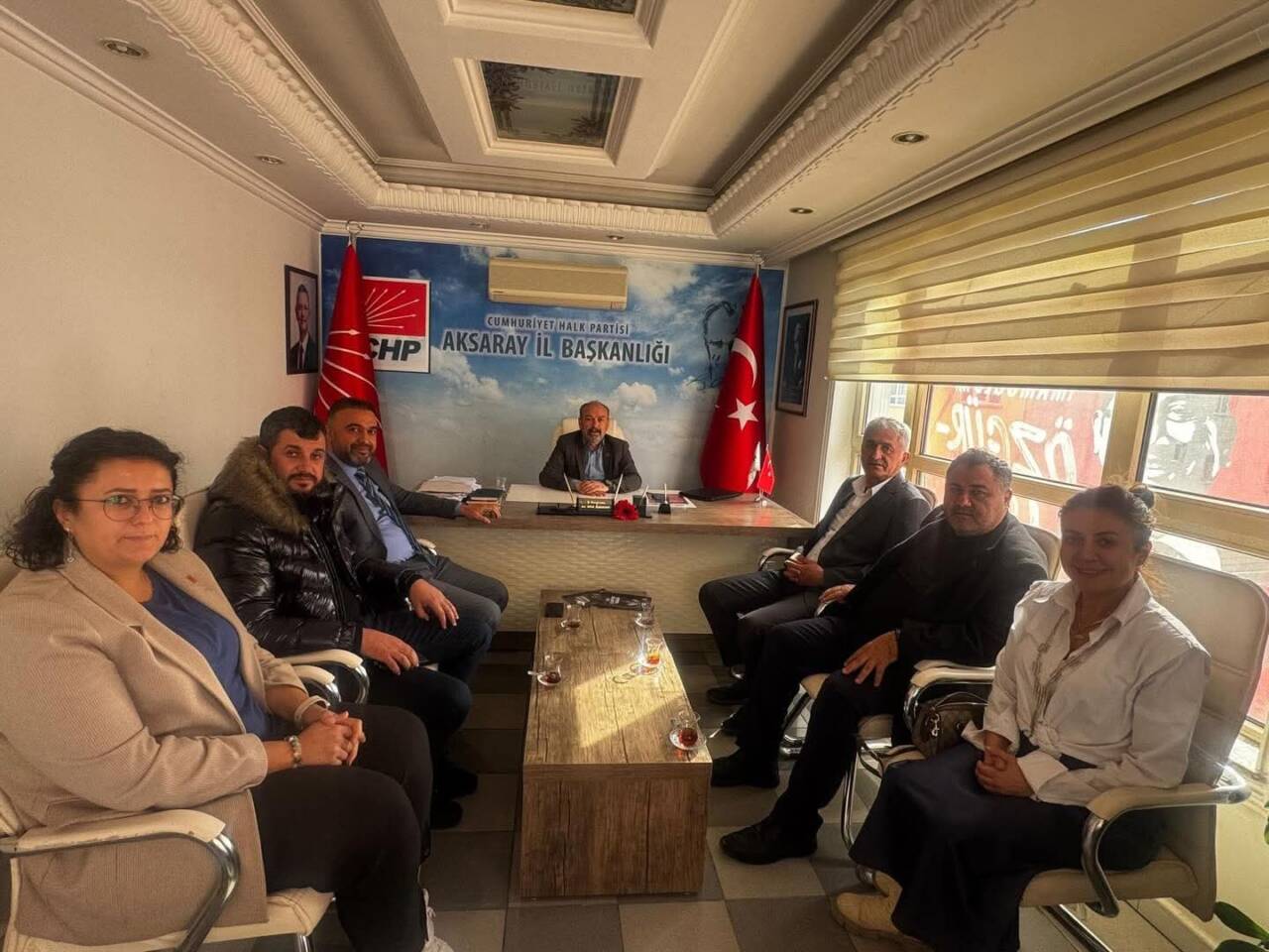 Aksaray’ın tanınan siyasetçileri Yılmaz İlhan, Davut Çalışkan, Sinan Yavaş ve