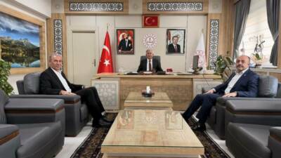 Eğitim-Bir-Sen Genel Sekreteri Talat Yavuz ve Eğitim-Bir-Sen Aksaray Şube Başkanı