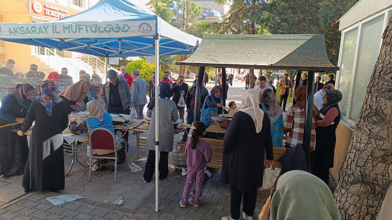 Türkiye Diyanet Vakfı (TDV) Aksaray Şubesi Kadın Kolları tarafından, Gazze’de