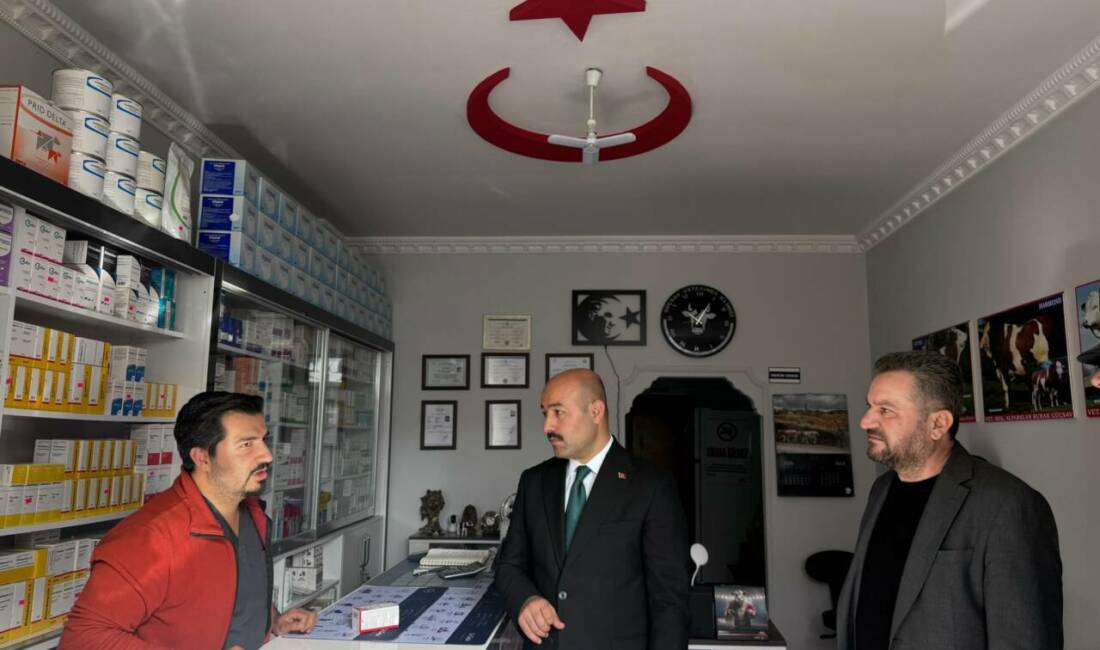 Güzelyurt Kaymakamı Süleyman Arat, ilçe genelinde esnaf ziyaretleri gerçekleştirerek vatandaşlarla