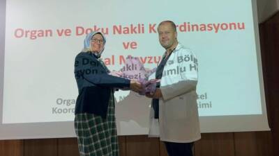 Aksaray Eğitim ve Araştırma Hastanesi’nde, organ ve doku nakli konusunda