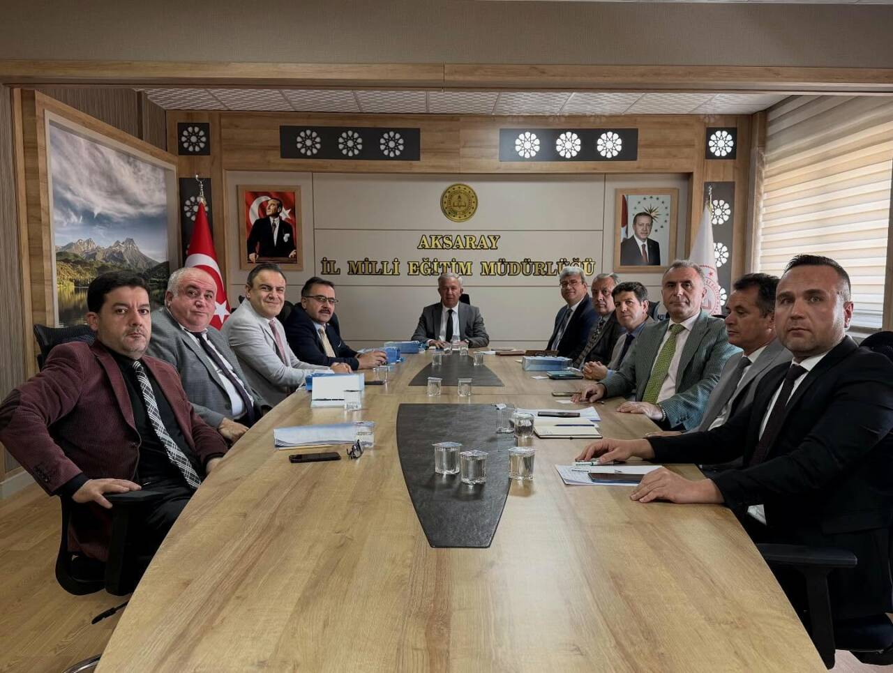 Aksaray İl Milli Eğitim Müdürü Metin Alpaslan başkanlığında, İl Milli