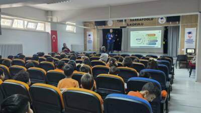 Aksaray İl Afet ve Acil Durum Müdürlüğü tarafından öğrencilere yönelik