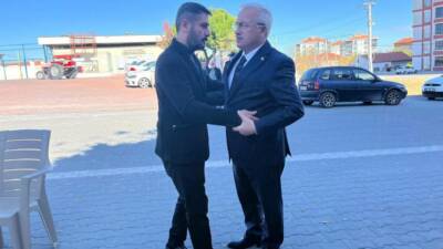 Aksaray Valisi Mehmet Ali Kumbuzoğlu, teyzesi vefat eden Ortaköy Belediye
