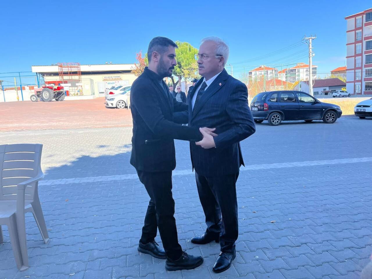Aksaray Valisi Mehmet Ali Kumbuzoğlu, teyzesi vefat eden Ortaköy Belediye