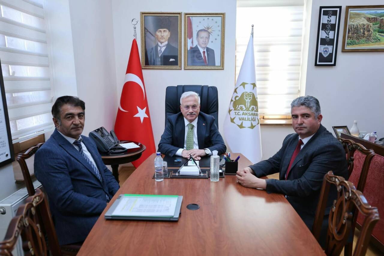Aksaray Valisi Mehmet Ali Kumbuzoğlu, Ihlara Belediye Başkanı Yunus Akar’ı