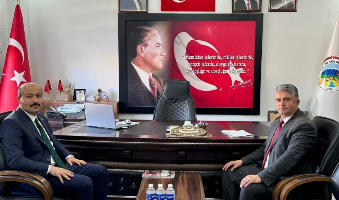 Güzelyurt Kaymakamı Süleyman Arat, Ihlara Belde Belediye Başkanı Yunus Akar’a