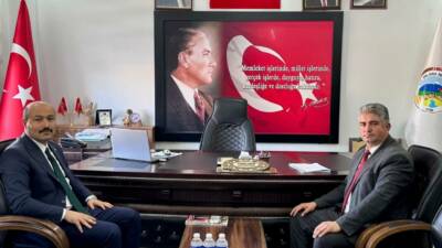 Güzelyurt Kaymakamı Süleyman Arat, Ihlara Belde Belediye Başkanı Yunus Akar’a