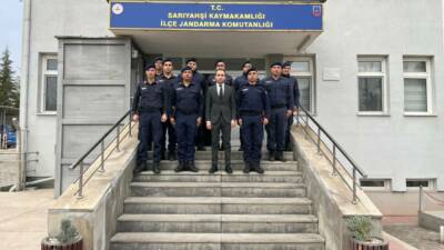 Sarıyahşi Kaymakamı Engin Atilla, ilçe genelinde sürdürülen kurum ziyaretleri çerçevesinde