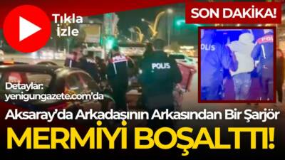 Aksaray’da arkadaşlar arasında başlayan kavgada tabanca ile arkadaşına ateş açtı.