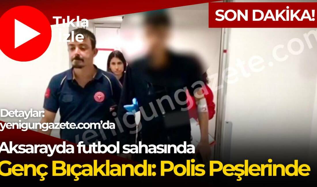 Genç Osman Parkı’ndaki futbol sahasında çıkan tartışmada 18 yaşındaki bir