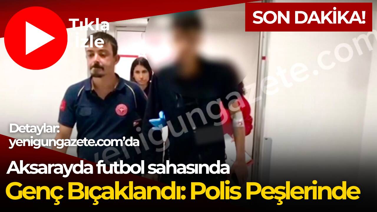 Genç Osman Parkı’ndaki futbol sahasında çıkan tartışmada 18 yaşındaki bir
