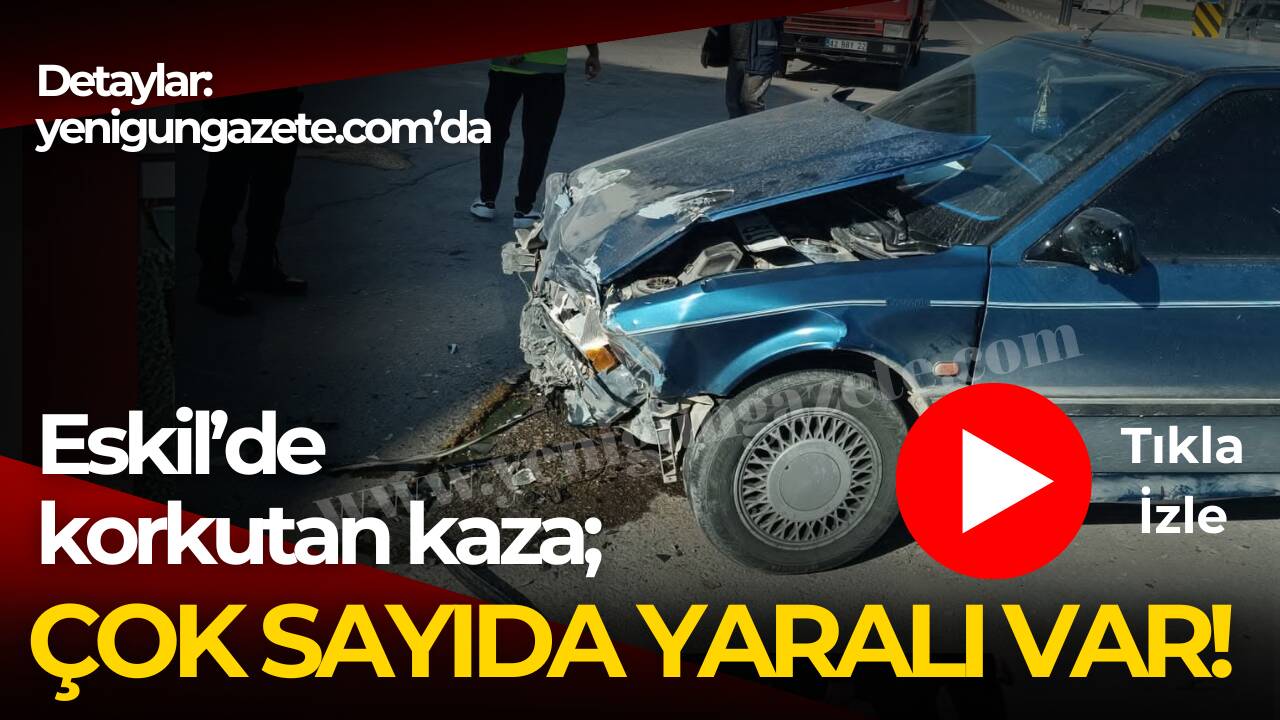 Eskil’de meydana gelen trafik kazasında 5 kişi yaralandı. Olay yerine