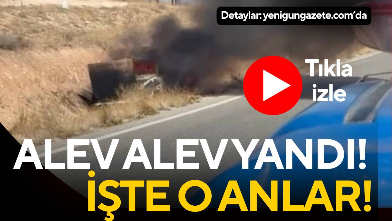 Aksaray-Ortaköy yolunda Mehmet K.’nın kullandığı otomobil, seyir halindeyken bilinmeyen bir