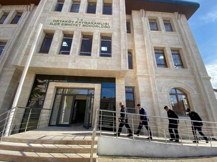 Ortaköy Kaymakamı Ahmet Karatepe, İl Emniyet Müdürü ve İl Jandarma