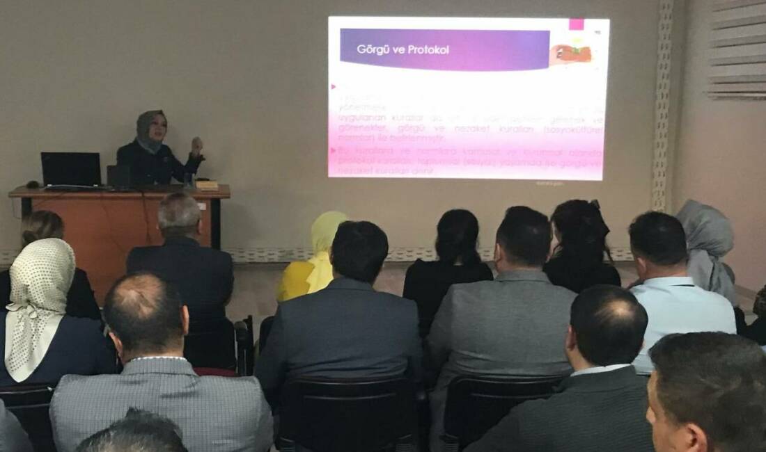 Aksaray Denetimli Serbestlik İl Müdürlüğü, personelin hizmet kalitesini artırmaya yönelik