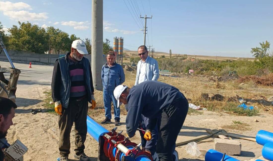 Sarıyahşi Belediyesi, ilçenin içme suyu ana isale hattındaki yaklaşık 2
