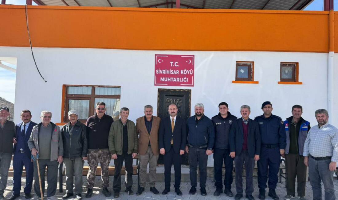 Güzelyurt Kaymakamı Süleyman Arat, ilçeye bağlı Sivrihisar Köyü’nü ziyaret ederek