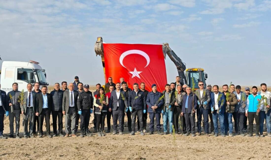 Sultanhanı’nda “Milli Ağaçlandırma Günü” kapsamında düzenlenen etkinlikte, 6 bin 500