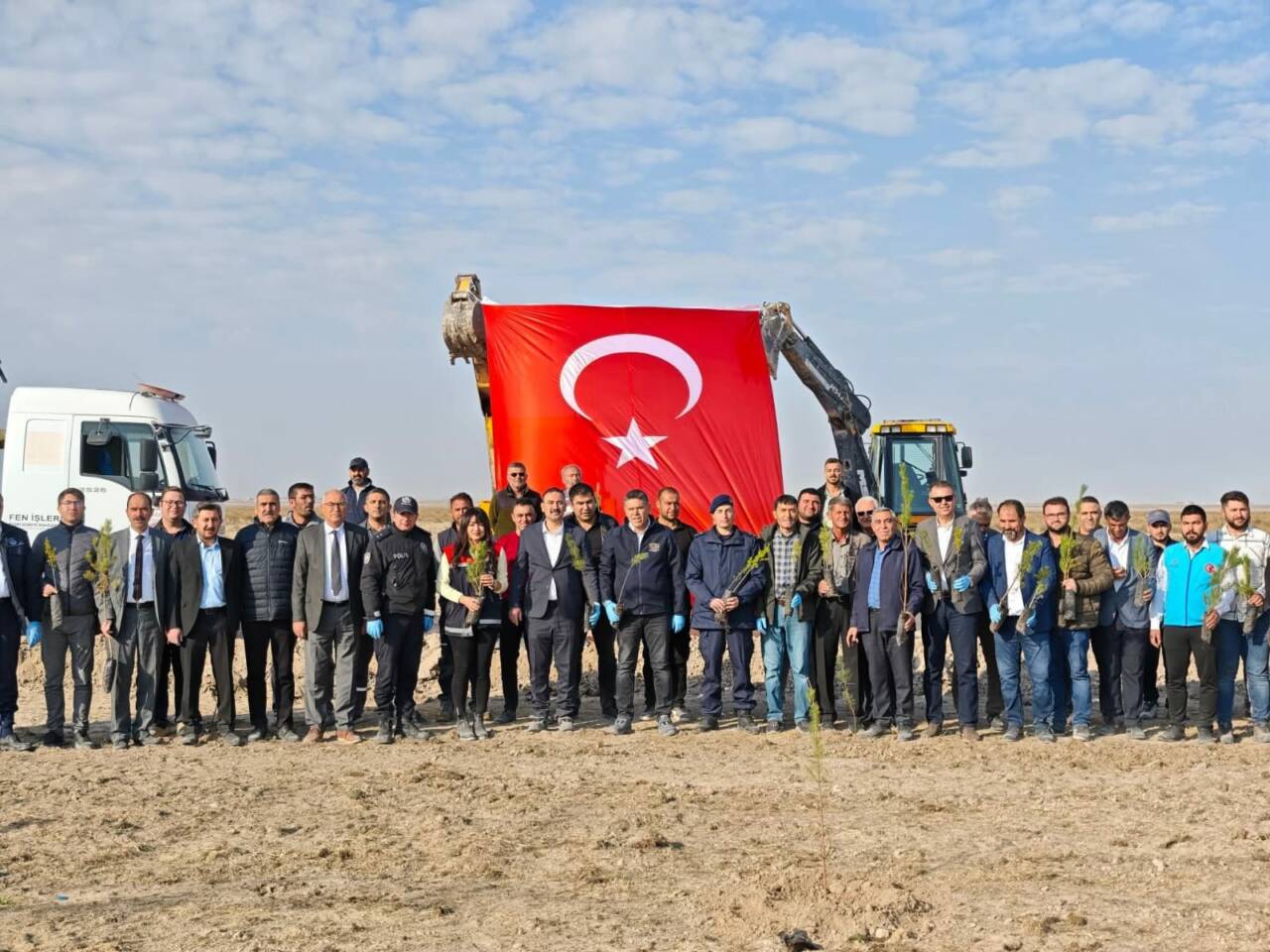 Sultanhanı’nda “Milli Ağaçlandırma Günü” kapsamında düzenlenen etkinlikte, 6 bin 500