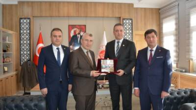 Türkiye Barolar Birliği Başkanı Ramiz Erinç Sağkan, Baro Başkanı Erçin