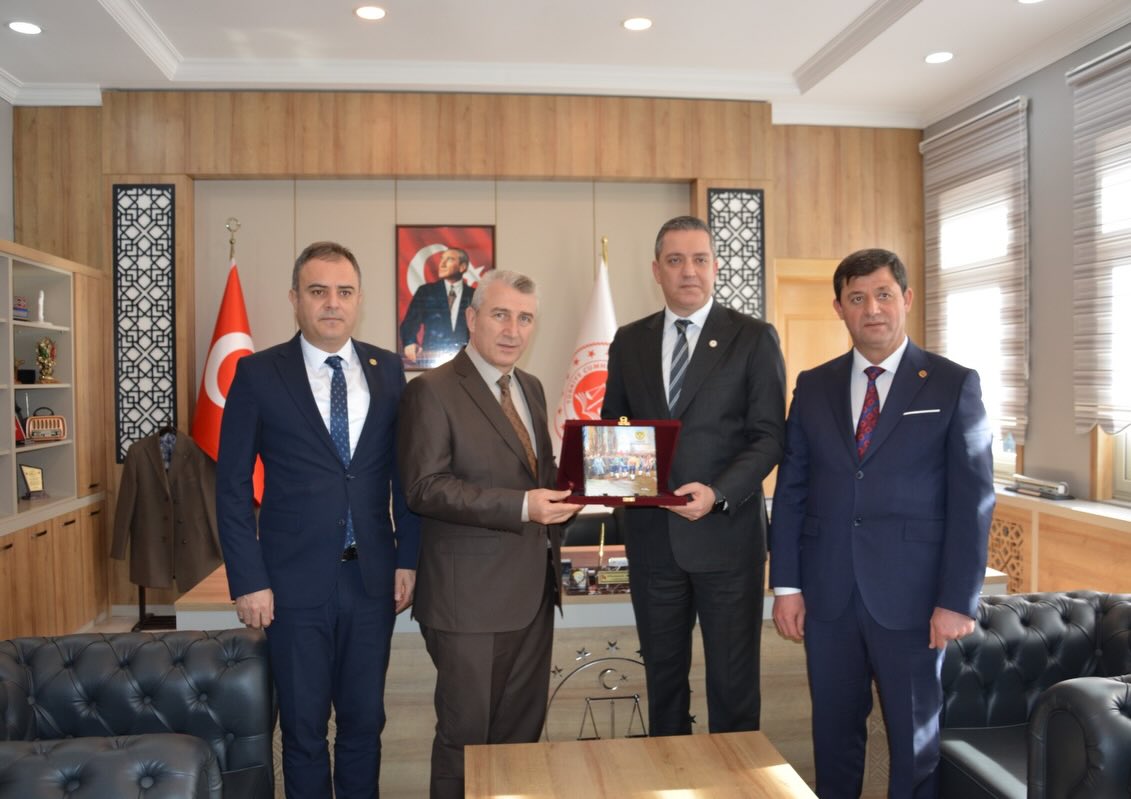 Türkiye Barolar Birliği Başkanı Ramiz Erinç Sağkan, Baro Başkanı Erçin