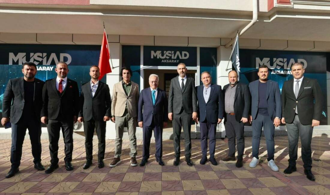 Vali Mehmet Ali Kumbuzoğlu, MÜSİAD Aksaray’ın yeni Başkanı Av. Sefa