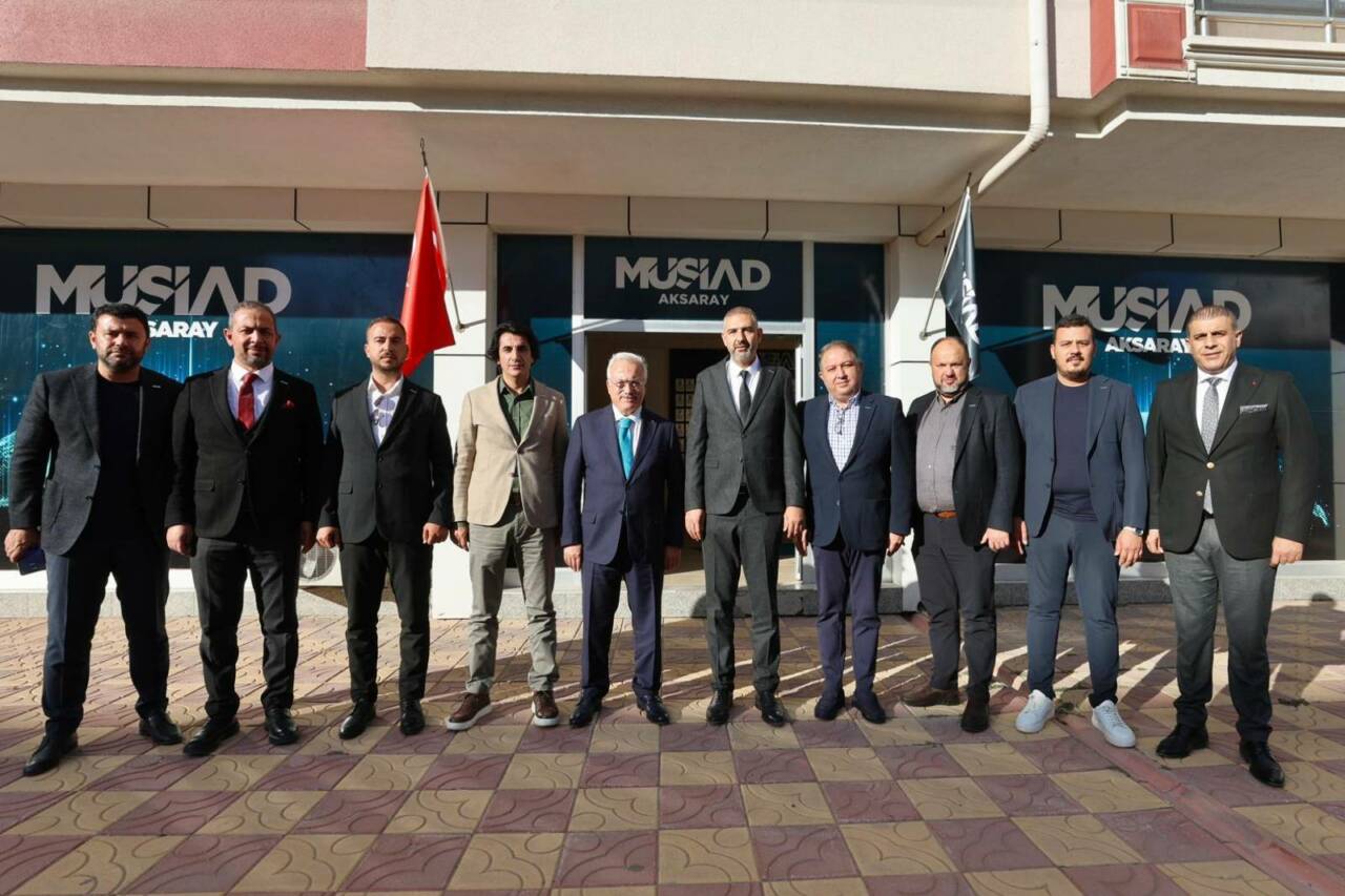 Vali Mehmet Ali Kumbuzoğlu, MÜSİAD Aksaray’ın yeni Başkanı Av. Sefa